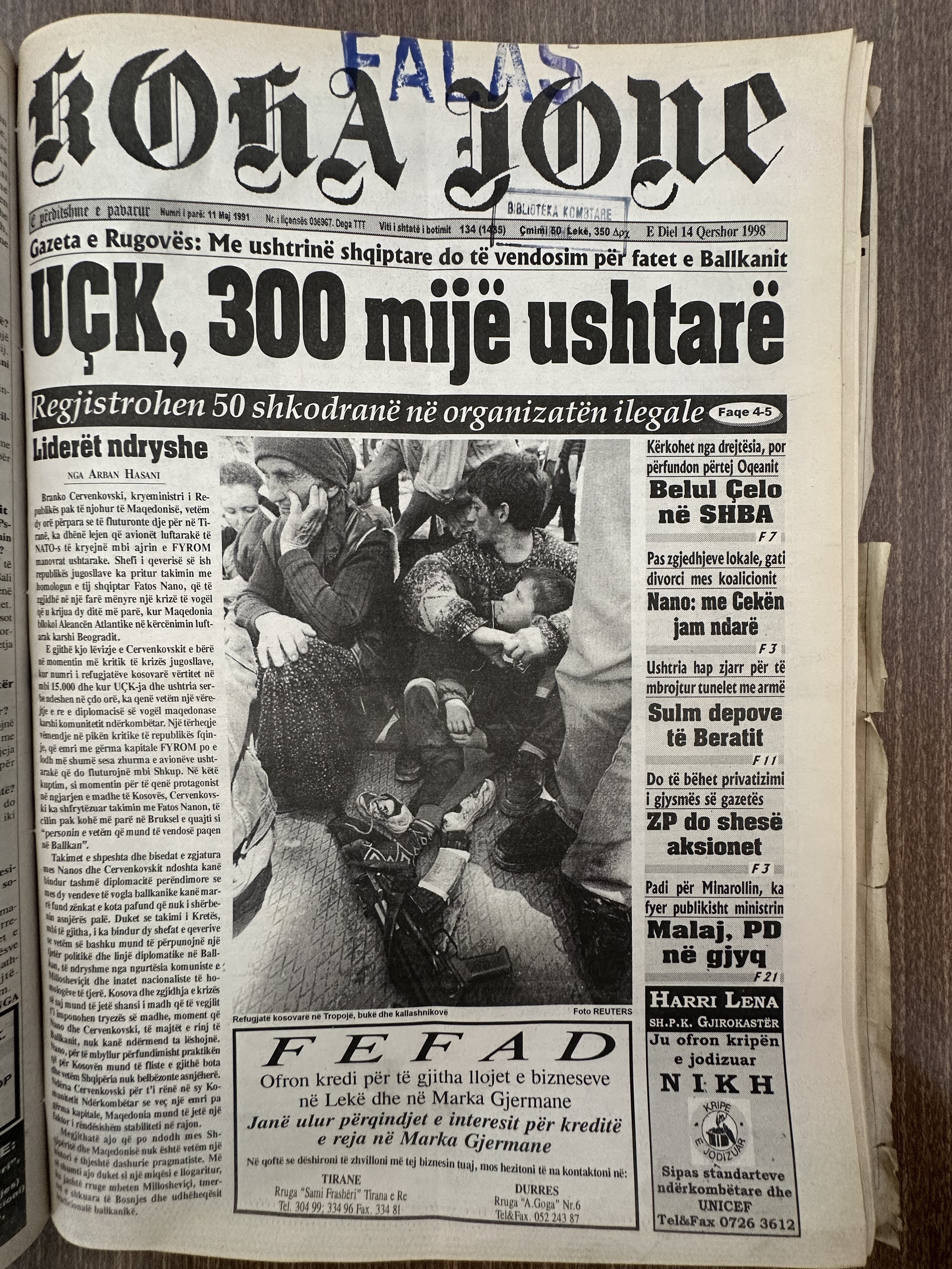 Koha Jonë 1998-06-14